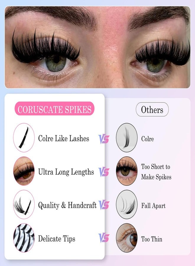 FREEORR 262Pcs Lash Cluster Kit, 100D Mix Length Thick Volume Eyelash Cluster, 12-20mm Spiky Lashes Extension, Wispy Fluffy Spikes Individual Lashes Extension Kit with Lash Bond and Seal, Tweezers - Image 4